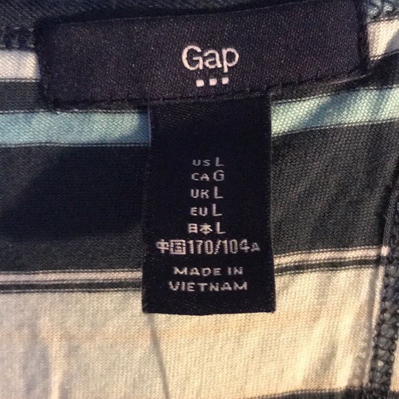 Fun Multi-Striped Top w/ Slit Back - Picture 2 of 3